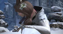 visiting haurchefant's grave.